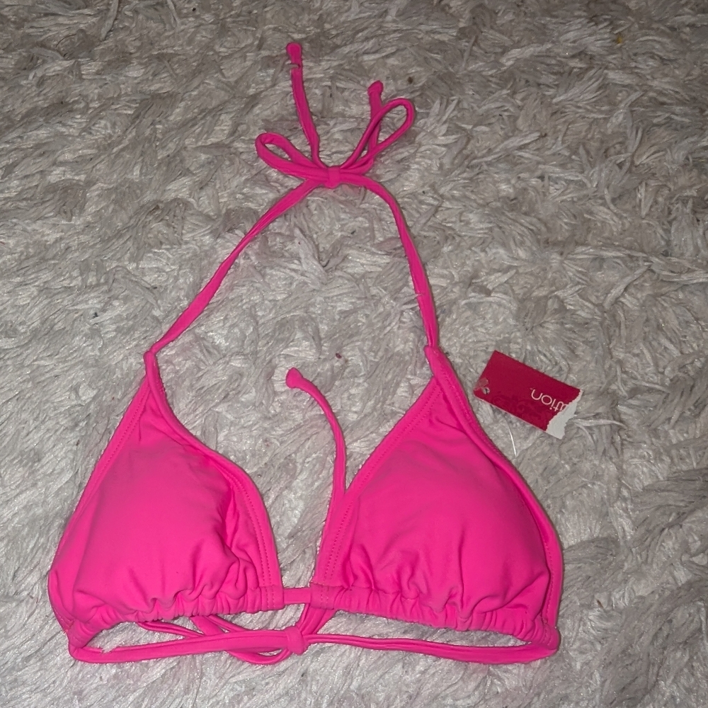 Nwt xhilarate Pink Bikini Top Xs